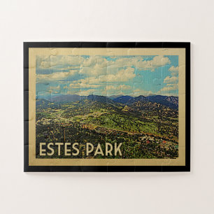 Estes Park Colorado Vintage Travel Puzzle