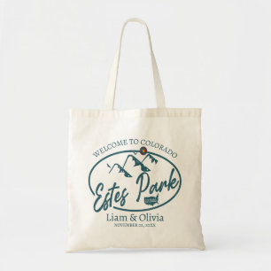 Estes Park Colorado Wedding Welcome Tote Bag Tragetasche