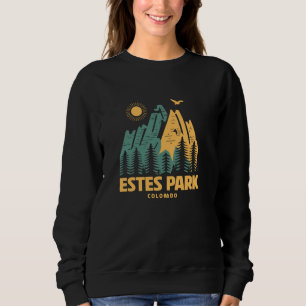 Estes Park Mountains Colorado Wandern im Val Piora Sweatshirt