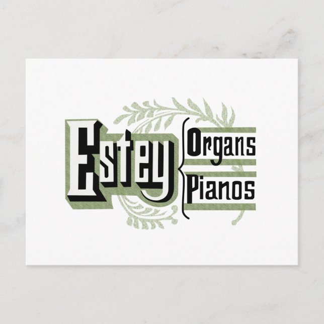 Estey Organs & Pianos Postcard Postkarte (Vorderseite)