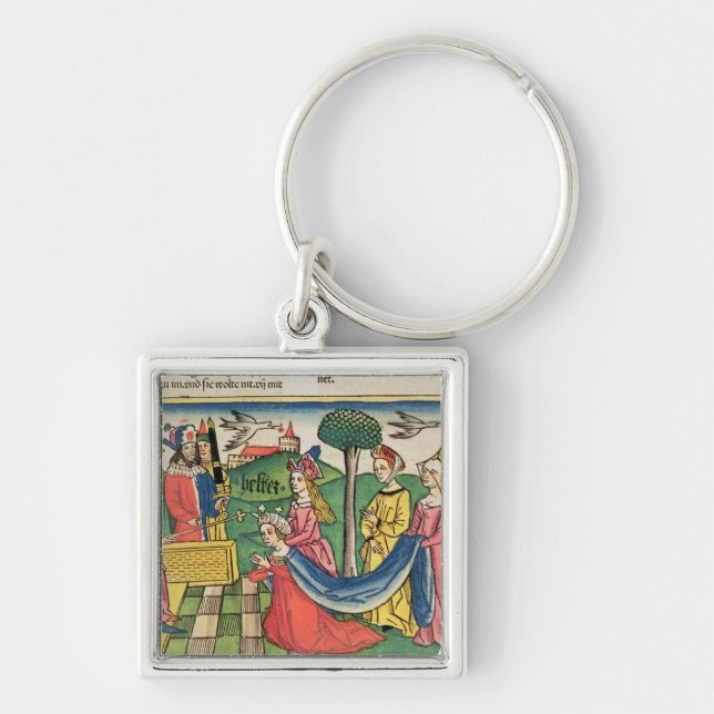 Esther 2 15-18, Esther wird beschlossen, um Schlüsselanhänger (Vorne)