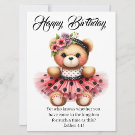 Esther 4:14 Birthday Card Karte