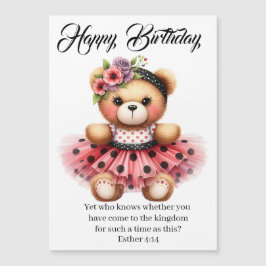 Esther 4:14 Birthday Card Magnetkarte