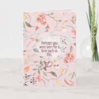 Esther 4:14 Christliche Bibelverse Kunst