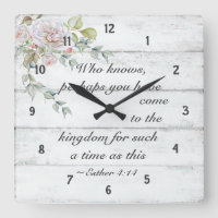 Esther 4:14 ...Come to the kingdom for such a time