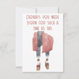 Esther Bible Verse Notecard Mitteilungskarte