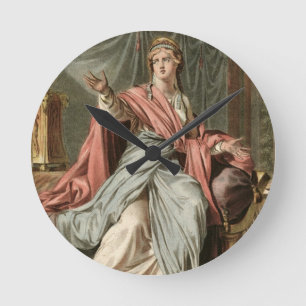 Esther, Kostüm für "Esther" durch Jean Racine, v Runde Wanduhr