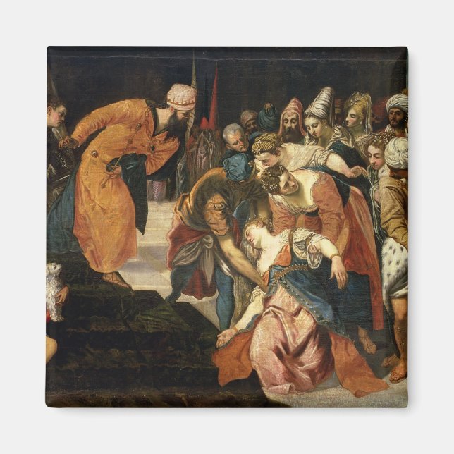 Esther vor Ahasuerus, 1548 Magnet (Vorne)