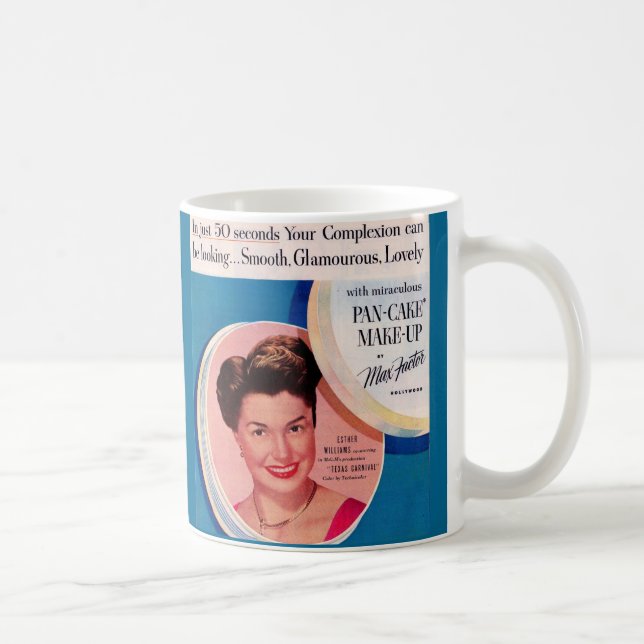 Esther Williams-Make-upanzeige 1951 Tasse (Rechts)