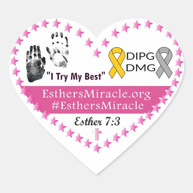 Esther's Miracle Stickers - Herzen (Vorderseite)
