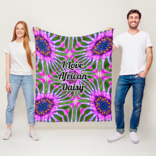 Esthetic Daisy Pattern Fleecedecke