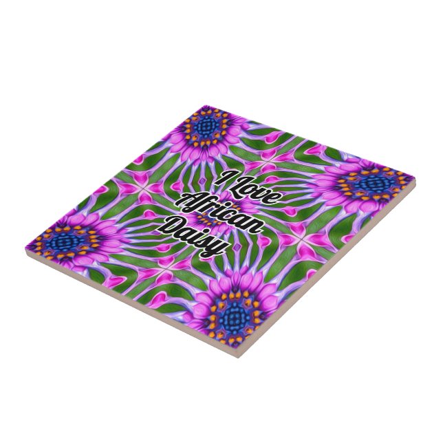 Esthetic Daisy Pattern Fliese (Seite)