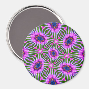 Esthetic Daisy Pattern Magnet