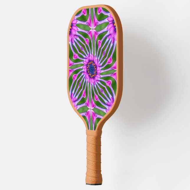 Esthetic Daisy Pattern Pickleball Schläger (Links)