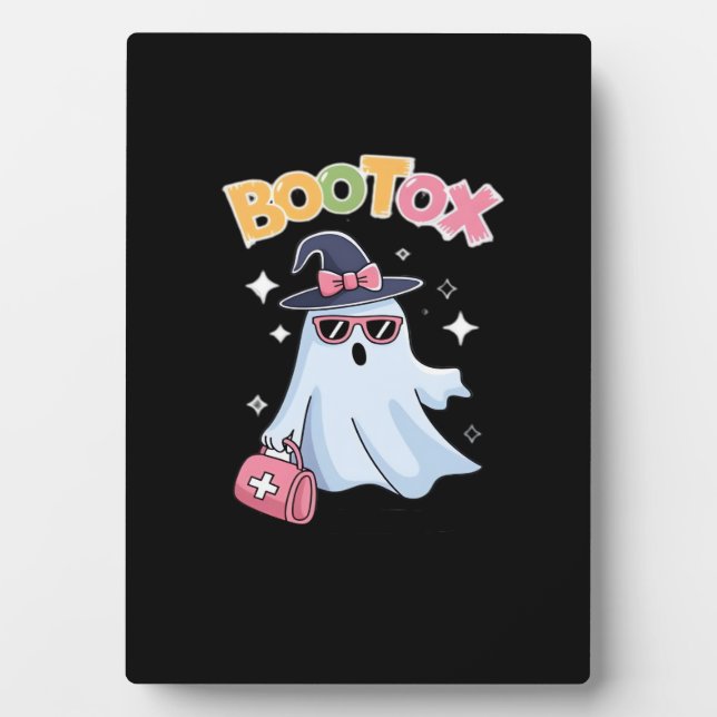 Esthetician Botox Halloween Aesthetic Nurse Plasti Fotoplatte (Vorderseite)