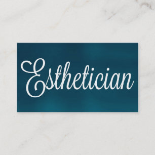 Esthetician Brushed Business Card Visitenkarte