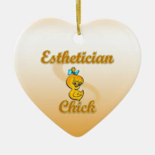 Esthetician Chick Keramikornament