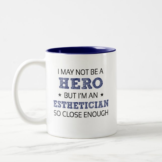 Esthetician Novelty Zweifarbige Tasse (Links)