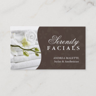 Esthetician-Visitenkarten Terminkarte