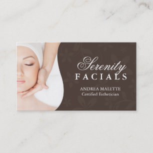 Esthetician-Visitenkarten Terminkarte