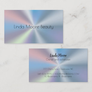 Esthetiker Beauty Hologram Visitenkarte