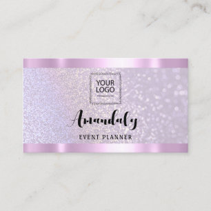 Esthetiker Lash Nails Haair QR-Logo Rosa Visitenkarte