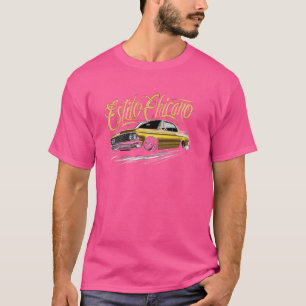 Estilo Chicano Low Rider Cholo Mexican Car Men und T-Shirt