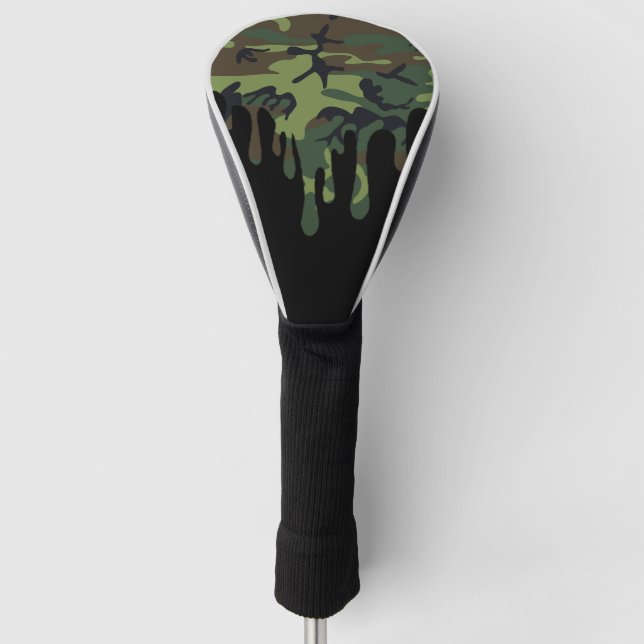 estilo ejército derramado golf headcover (Vorderseite)