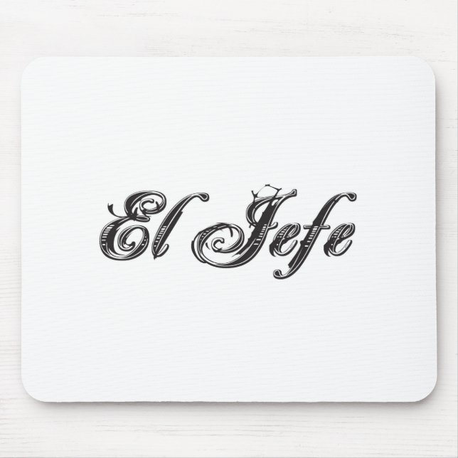 Estilo Logo EL Jefe Art Mousepad (Vorne)