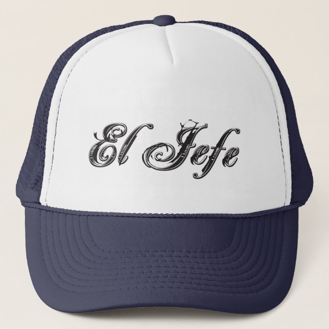 Estilo Logo EL Jefe Art Truckerkappe (Vorderseite)
