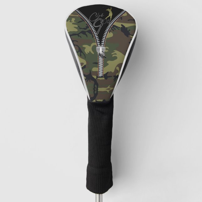  estilo militar con cremallera golf headcover (Vorderseite)