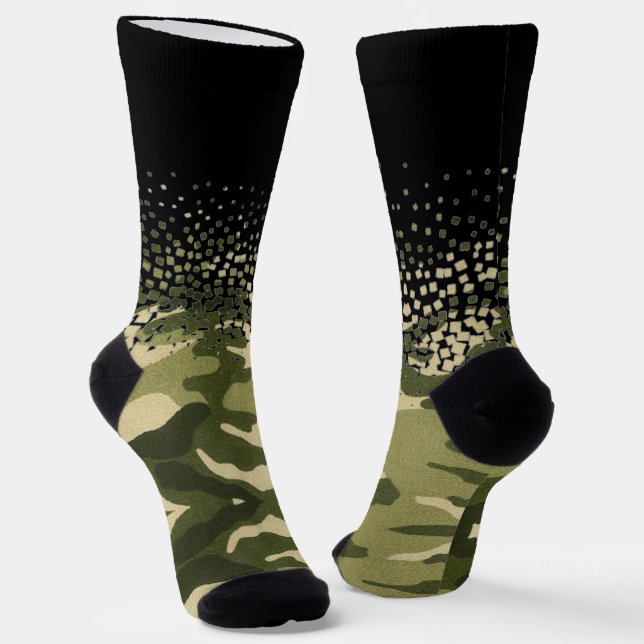 estilo militar granulado socken (Gewinkelt)