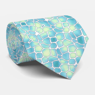 estilo mosaico turquesa con amarillo krawatte