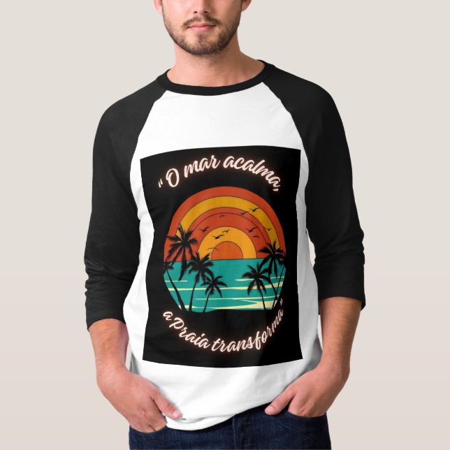 Estilo praia dia e noite T-Shirt (Vorderseite)