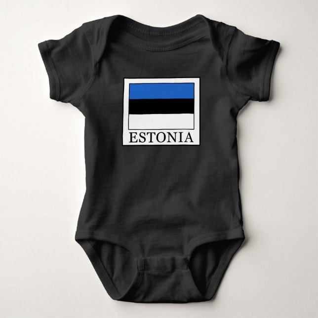 Estland Baby Strampler (Vorderseite)