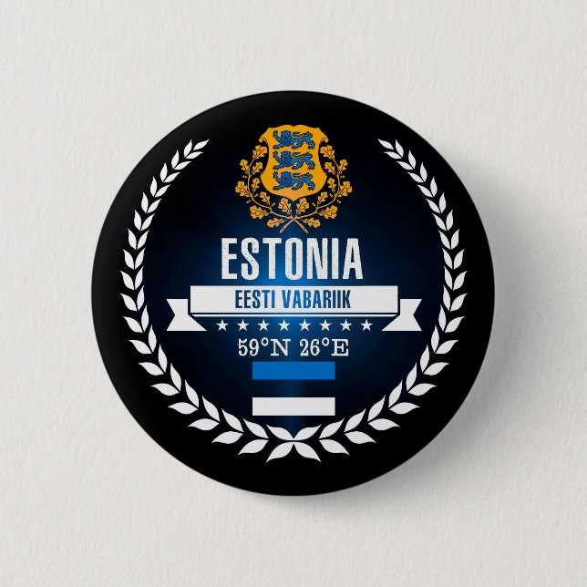 Estland Button (Vorderseite)