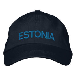 Estland Customized Hat Eesti Kohandatud müts Bestickte Kappe