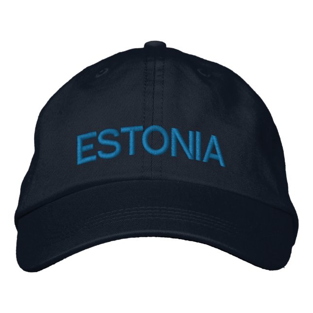 Estland Customized Hat Eesti Kohandatud müts Bestickte Kappe (Vorderseite)
