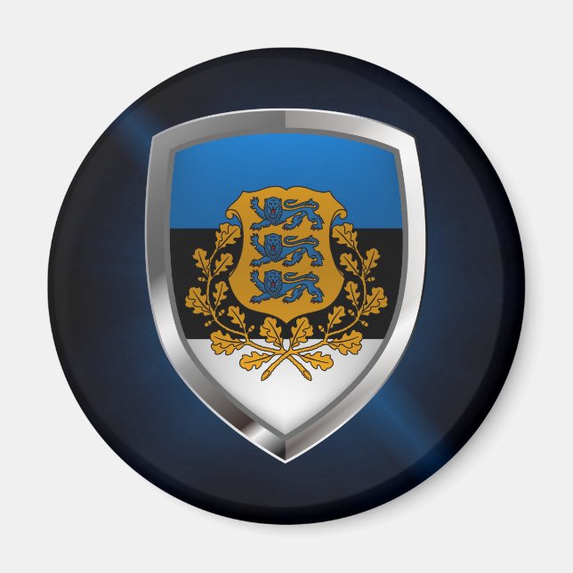 Estland-Emblem Magnet (Vorne)