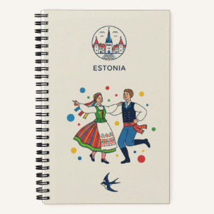 Estland-Erbe & Fotoarchiv der Altstadt von Tallinn Notizbuch