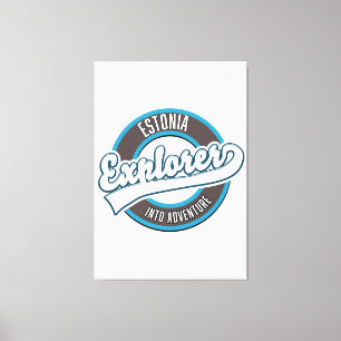 Estland Explorer in Abenteuer Leinwanddruck