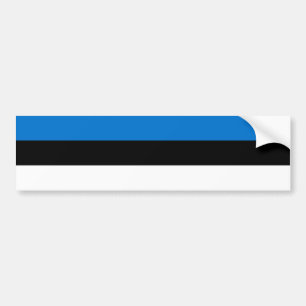 Estland-Flagge Autoaufkleber