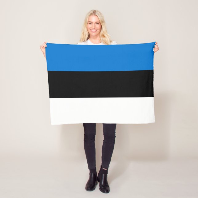 Estland-Flagge Fleecedecke (Beispiel)
