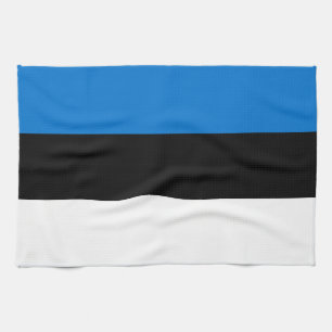 Estland-Flagge Geschirrtuch
