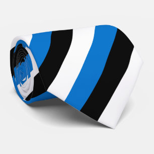 Estland-Flagge Krawatte