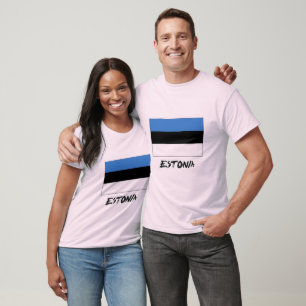 Estland-Flagge T-Shirt
