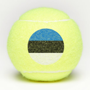 Estland-Flagge Tennisbälle