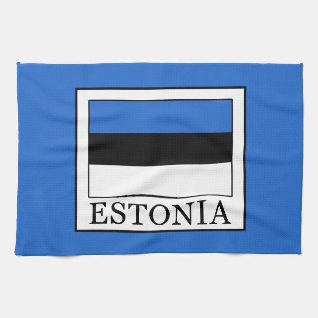 Estland Geschirrtuch (Horizontal)