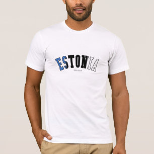 Estland in den Staatsflaggefarben T-Shirt