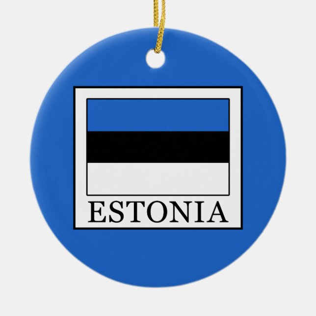 Estland Keramik Ornament (Vorne)
